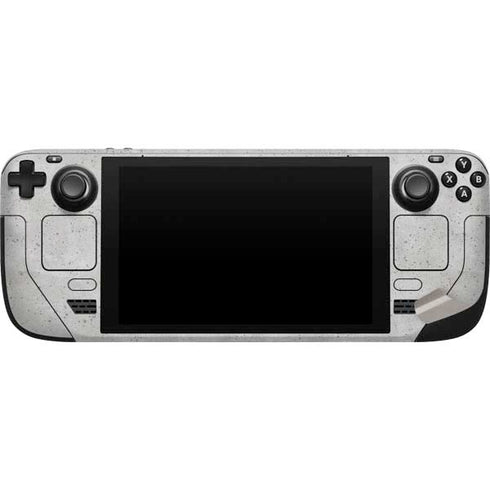Light Grey Concrete Steam Deck Handheld Gaming Computer Skin